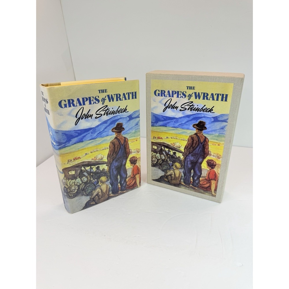 The Grapes of Wrath John Steinbeck First Edition Library Facsimile Slipcase